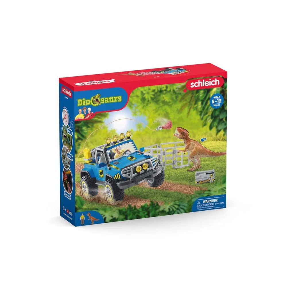 Schleich 41464 Off-Road Vehicle with Dino Outpost - Image 10