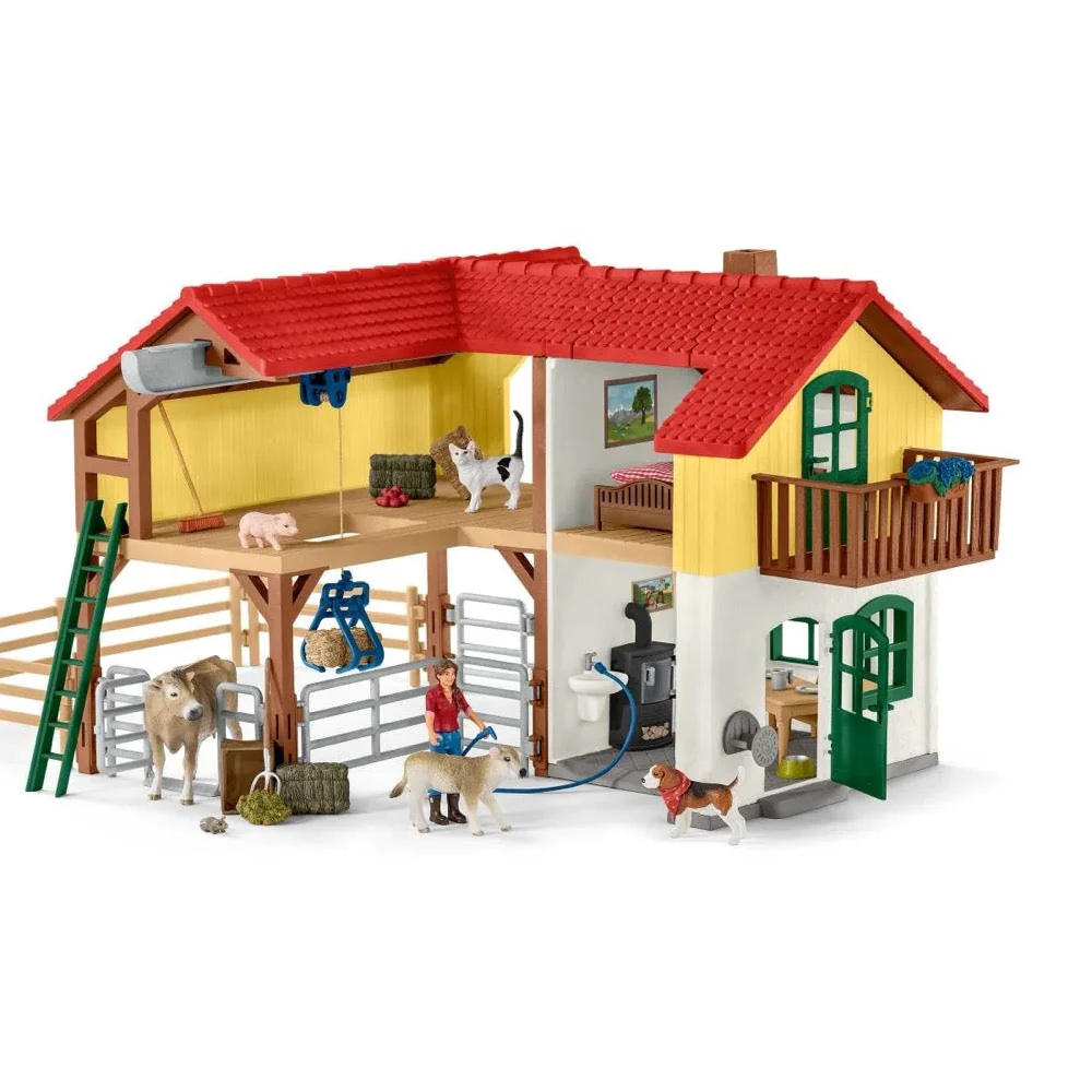 Schleich 42407 Large Farm House - Image 3