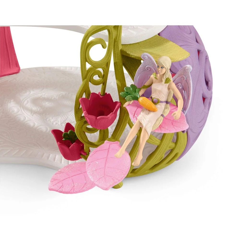 Schleich 42445 Glittering Flower House with Unicorns - Image 6