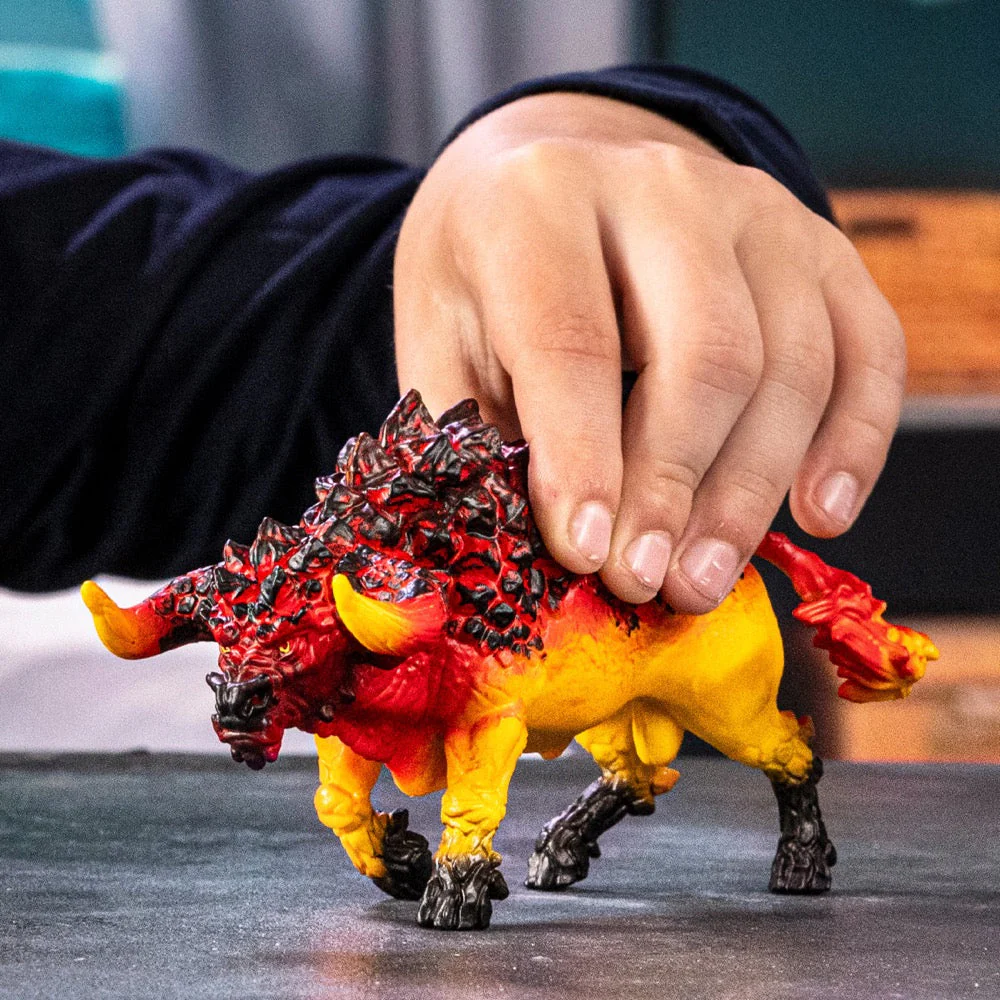 Schleich 42493 Fire Bull - Image 2