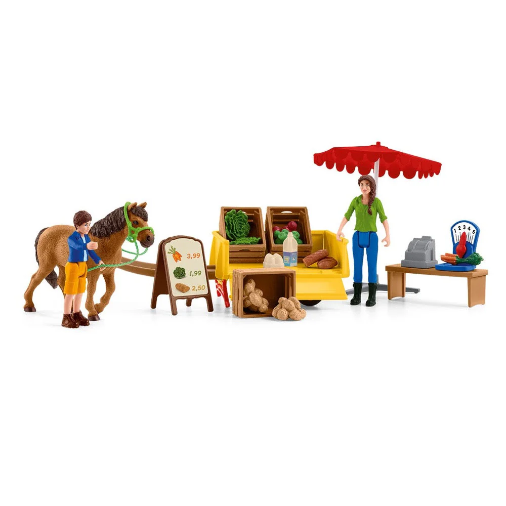 Schleich 42528 Sunny Day Mobile Farm Stand - Image 21