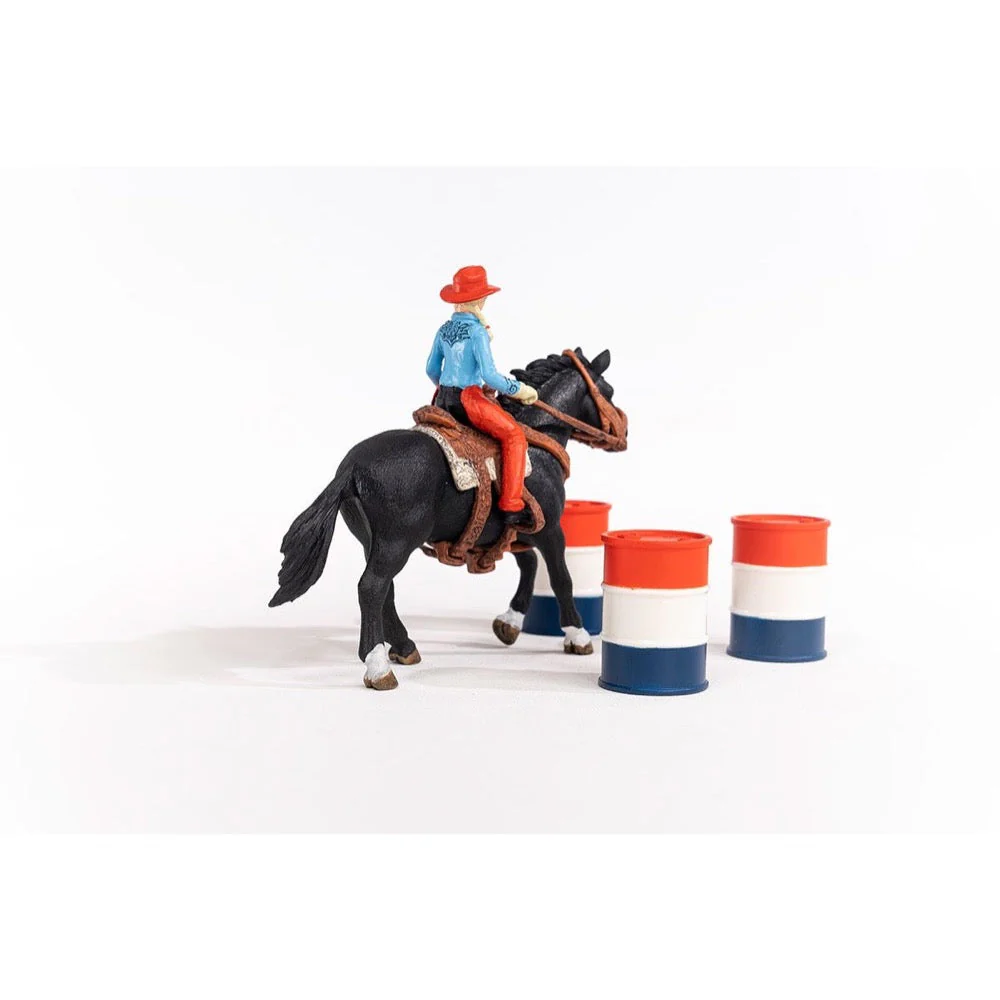Schleich 42576 Cowgirl Barrel Racing Fun - Image 4