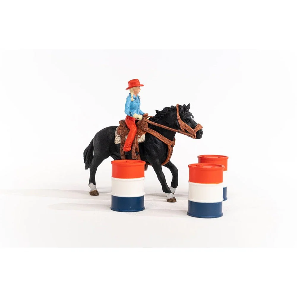 Schleich 42576 Cowgirl Barrel Racing Fun - Image 5