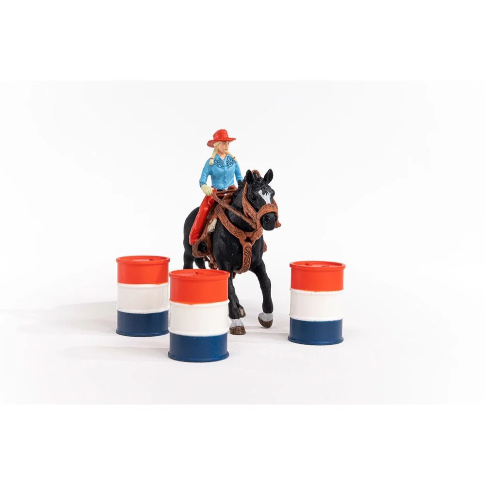 Schleich 42576 Cowgirl Barrel Racing Fun - Image 6