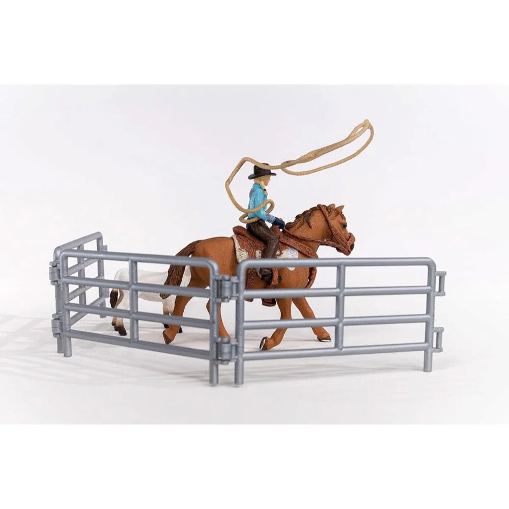 Schleich 42577 Cowgirl Team Roping Fun - Image 3