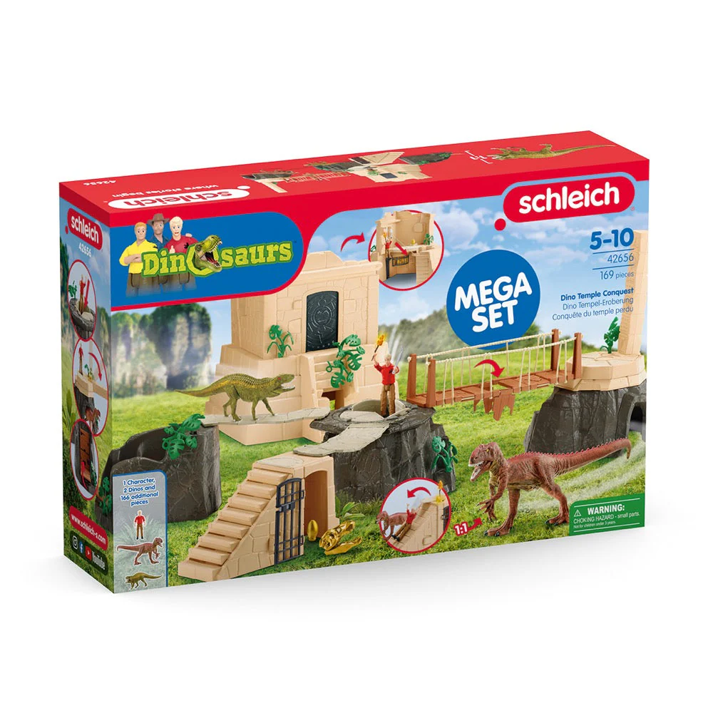 Schleich 42656 Dino Temple Conquest Mega-Set