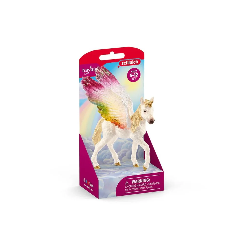Schleich 70577 Winged Rainbow Unicorn Foal - Image 2