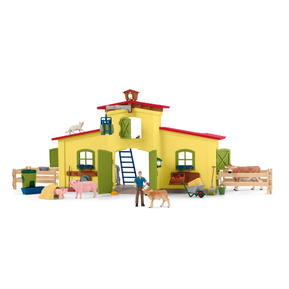 Schleich 72224 Farm Chicken & Horse Bundle Set - Image 3