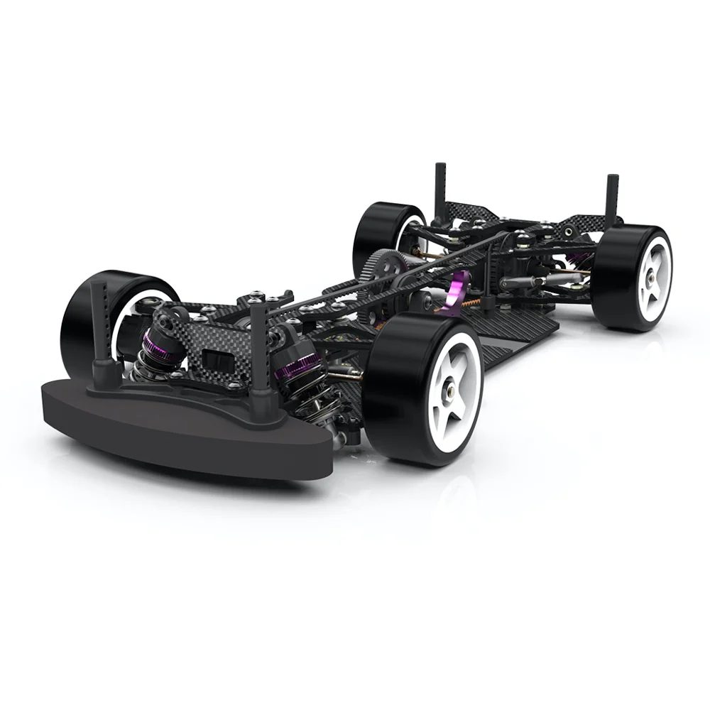 Schumacher Neon Carbon Fibre 4WD Mini Competition RC Touring Car Kit - Image 2