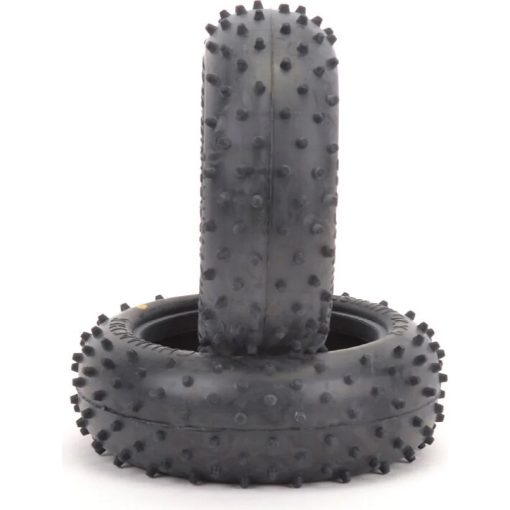 Schumacher U6762 Mini Spike 2 Front Tyres Silver (pr) - Image 2