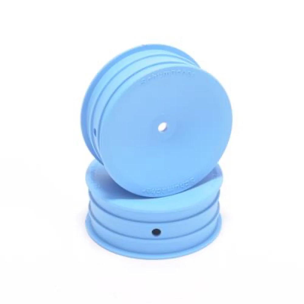 Schumacher U9374 Wheel Hex Front Med 2WD Blue pr