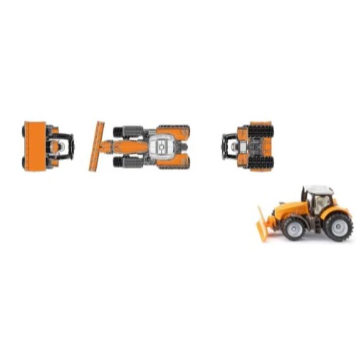 Siku 1564 Massey Ferguson with Snowplow - Image 2