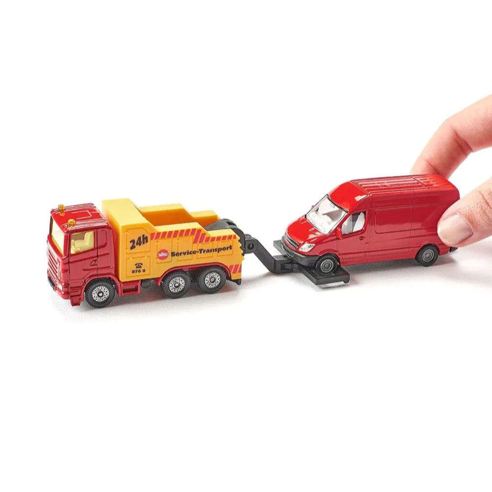Siku 1667 Breakdown Truck with Van - Image 4