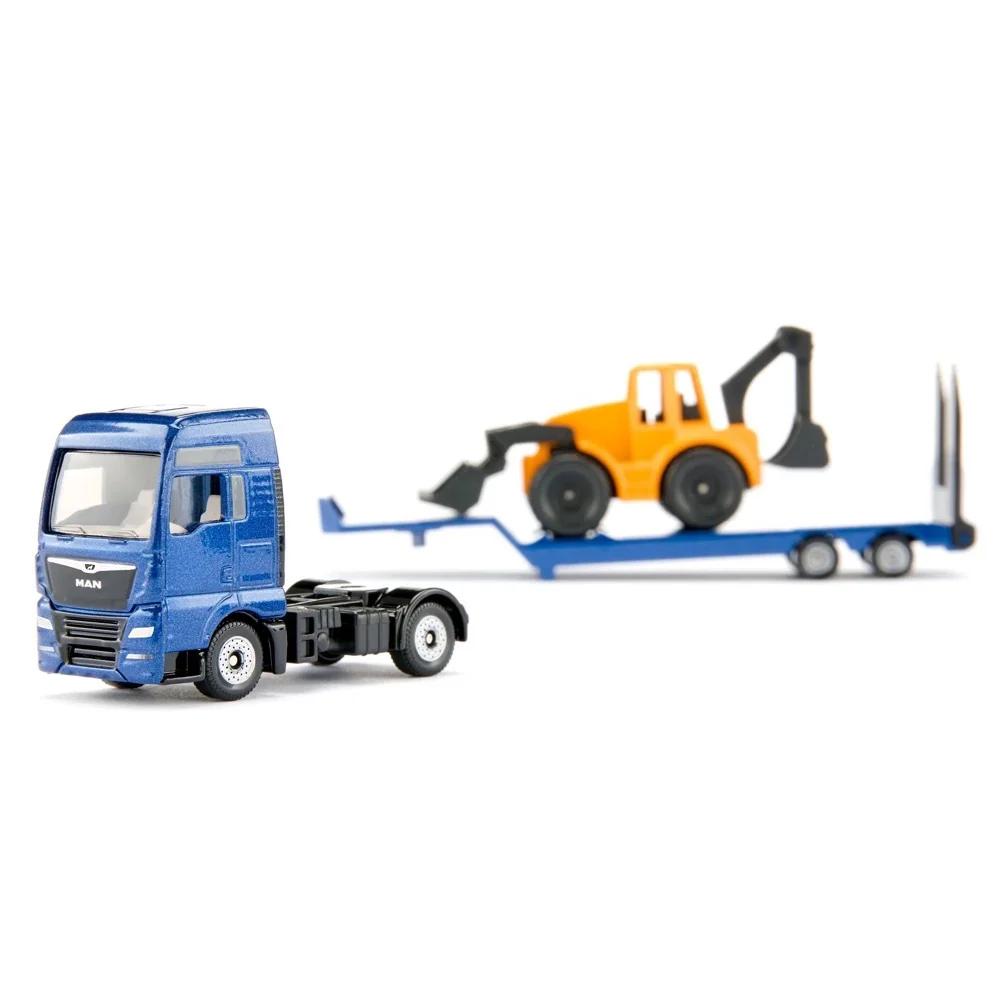 Siku 1761 1/87 MAN Truck with Backhoe Loader - Image 13