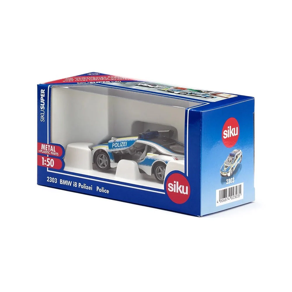 Siku 2303 1/50 BMW I8 Police - Image 7