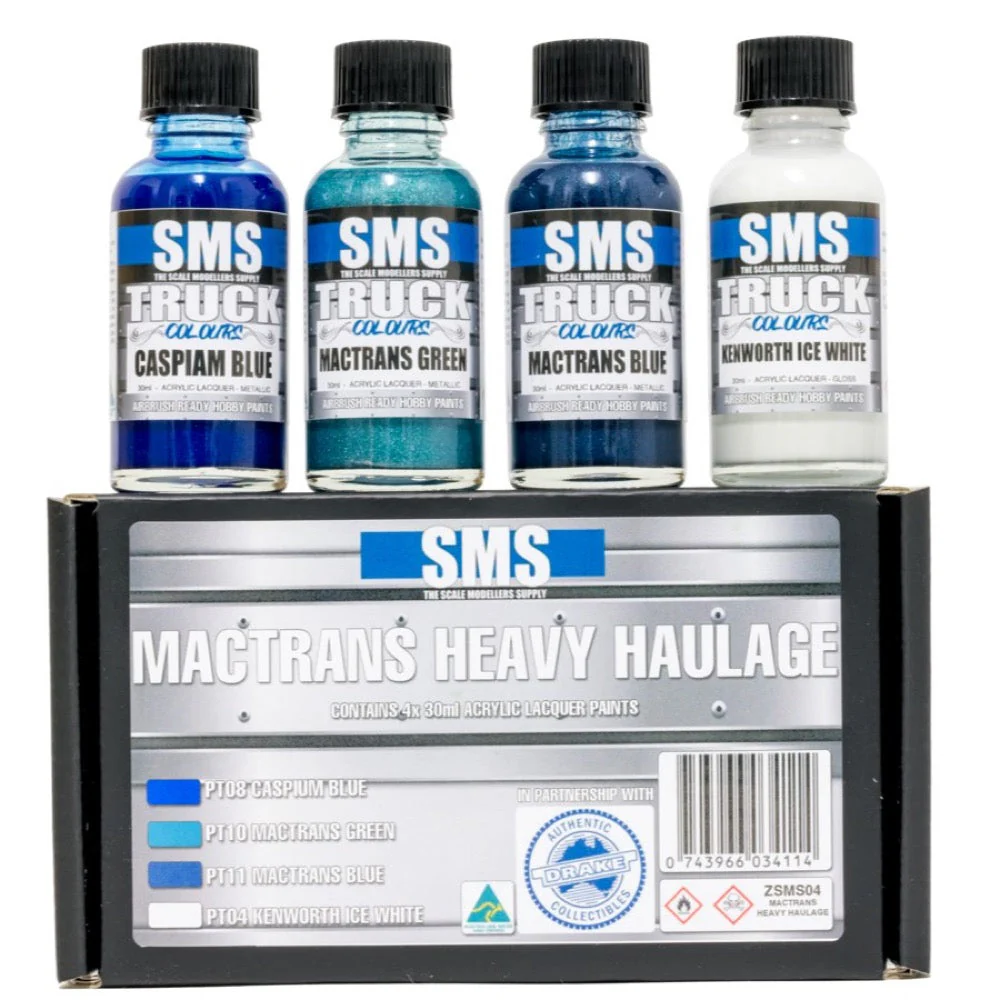 SMS ZSMS04 Truck Colours Mactrans Heavy Haulage Paint Set