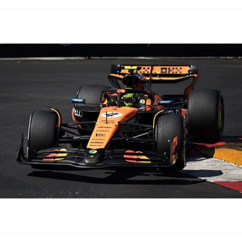 Solido S1818703 1/18 McLaren MCL39 Lando Norris #4 2025 Monoco Grnad Prix WInner
