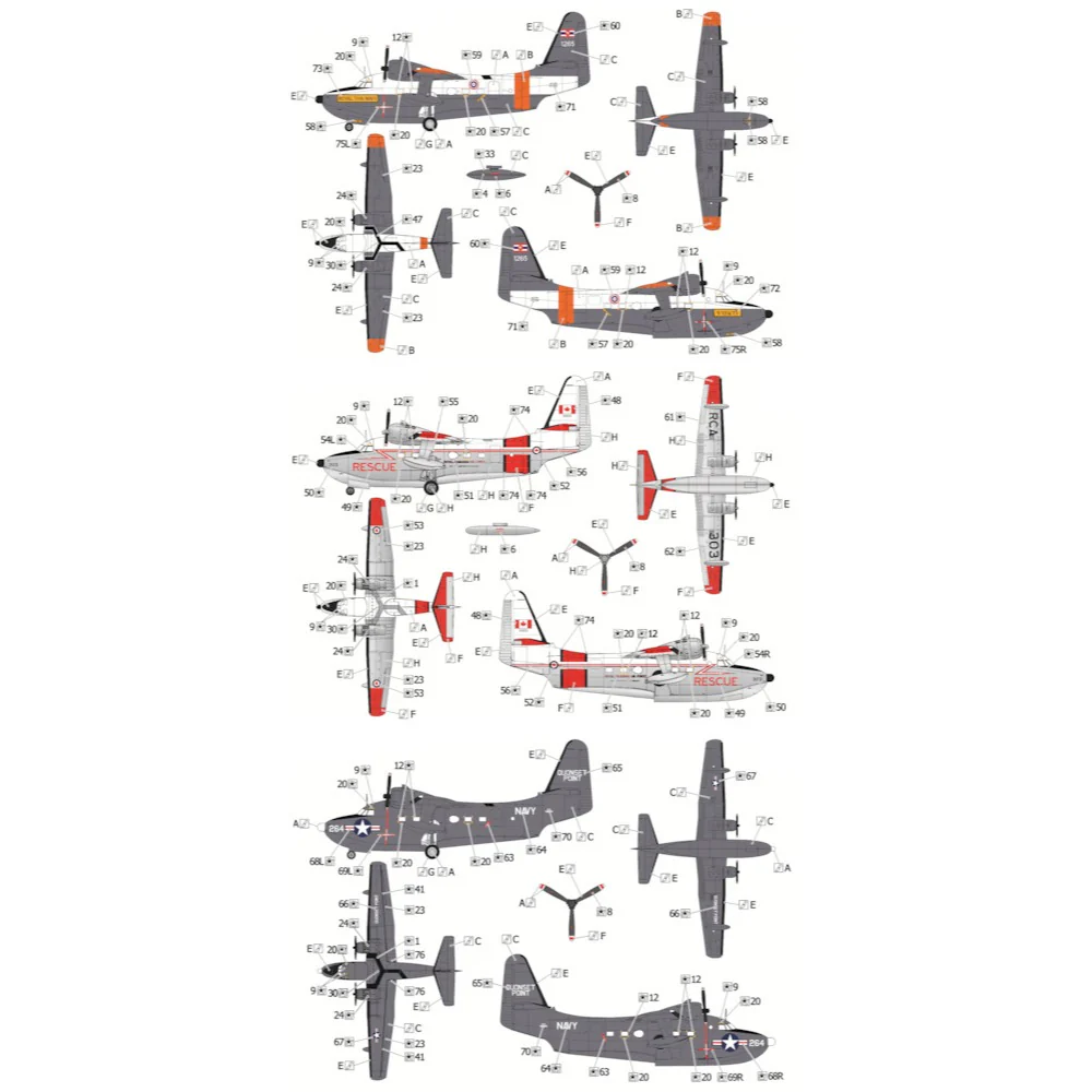 Sova-M 72079 1/72 HU-16B/D "Albatross" Flying Boat - Image 2