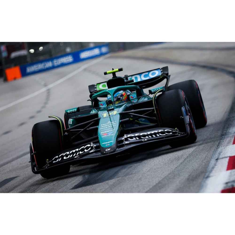 Spark 64S091 1/64 Aston Martin AMR25 No.14 Aston Martin Aramco Formula One Team US GP 2025 Fernando Alonso