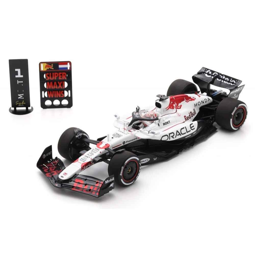 Spark SP18S1004 1/18 Red Bull Racing RB21 No.1 Oracle Red Bull Racing Winner Japanese GP 2025 Max Verstappen
