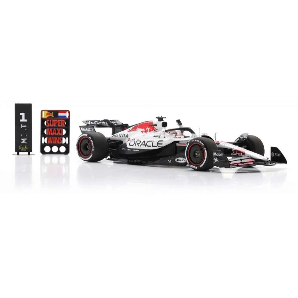 Spark SP18S1004 1/18 Red Bull Racing RB21 No.1 Oracle Red Bull Racing Winner Japanese GP 2025 Max Verstappen - Image 4