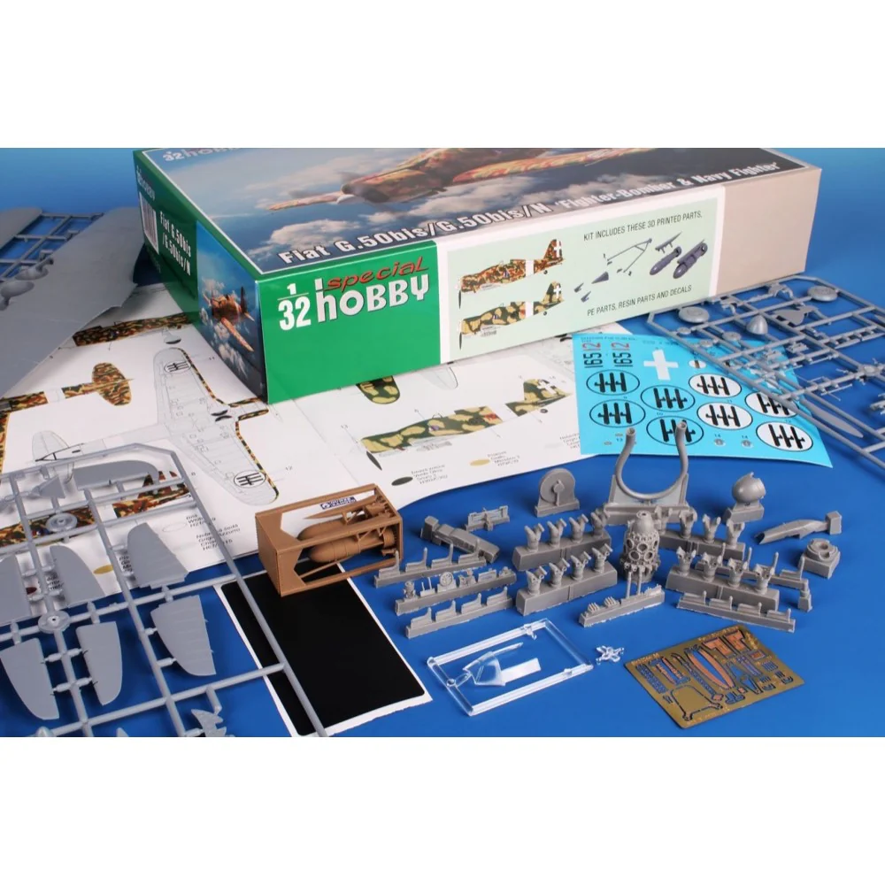 Special Hobby 32089 1/32 Fiat G.50bis/G.50bis/N ‘Fighter-Bomber & Navy Fighter’ - Image 3