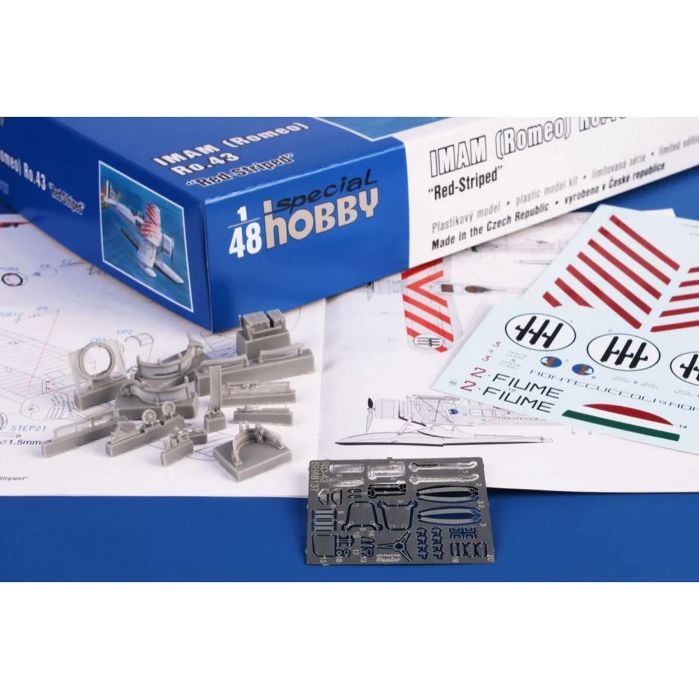 Special Hobby 48137 1/48 IMAM (Romeo) Ro.43 Red Striped - Image 2