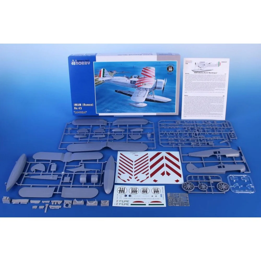 Special Hobby 48137 1/48 IMAM (Romeo) Ro.43 Red Striped - Image 3