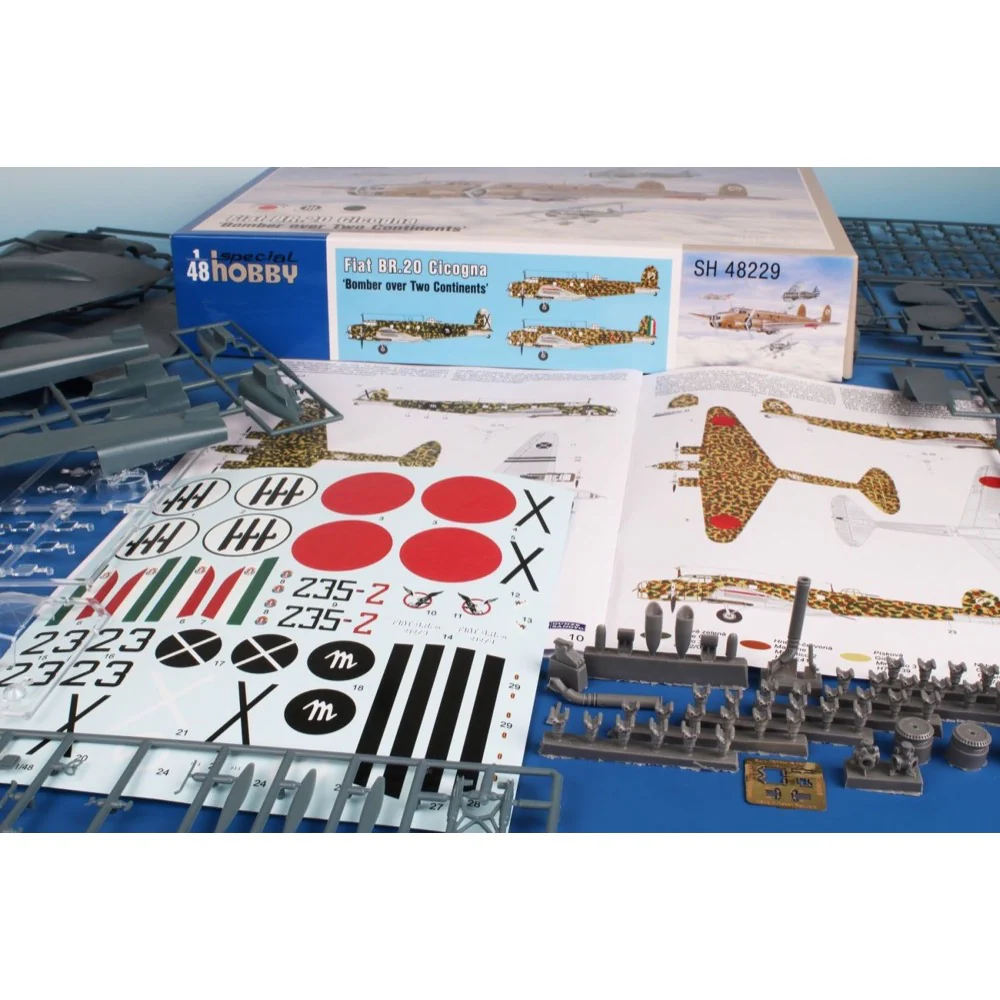 Special Hobby 48229 1/48 Fiat Br.20 Cicogna ‘Bomber over Two Continents’ - Image 4