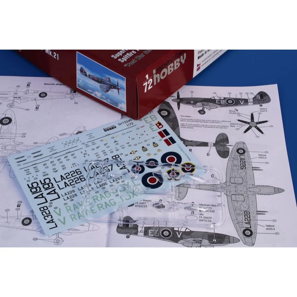 Special Hobby 72249 1/72 Spitfire F Mk.21 Post War Service - Image 3
