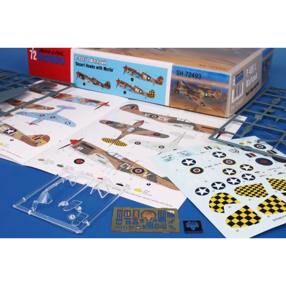 Special Hobby 72493 1/72 P-40F/L Warhawk ‘Desert Hawks with Merlin’ - Image 3