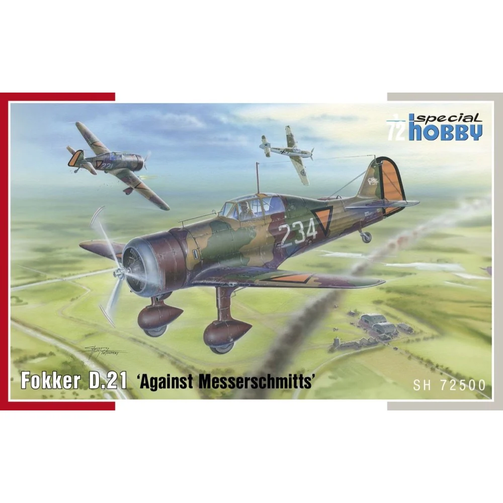 Special Hobby 72500 1/72 Fokker D.21 ‘Against Messerschmitts
