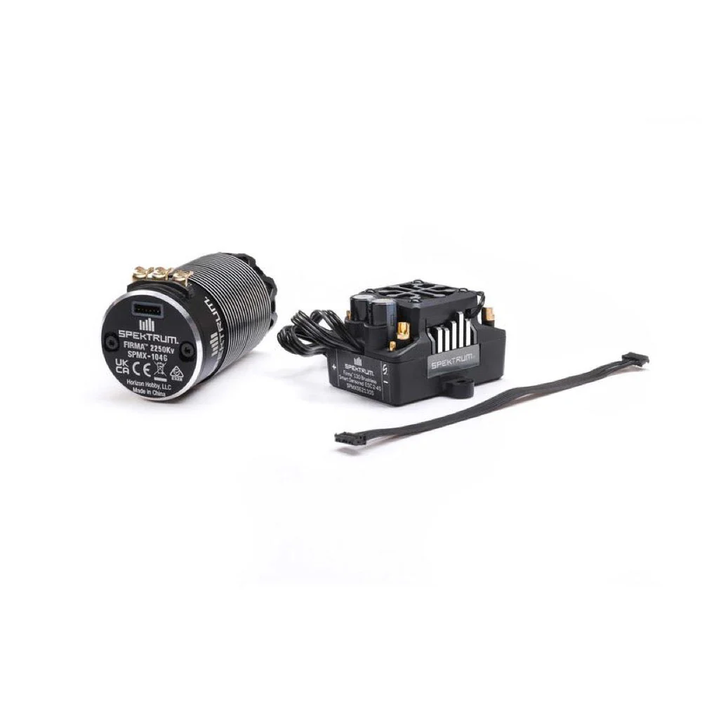 Spektrum Firma 1/8 130A Smart Sensored ESC with 2250kv Motor Combo SPMXSEMC21