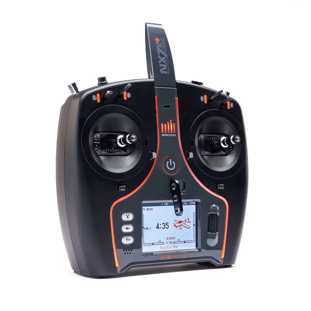 Spektrum NX7e+ 14 Channel DSM-X 2.4GHz Transmitter Black Edition SPMR7120 - Image 2