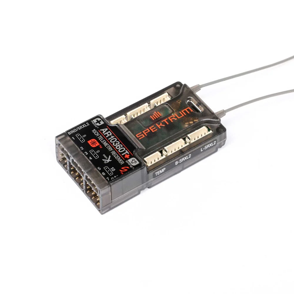 Spektrum SPM1034 AR10360T+ 10 Channel AS3X+ and SAFE Telemetry Receiver
