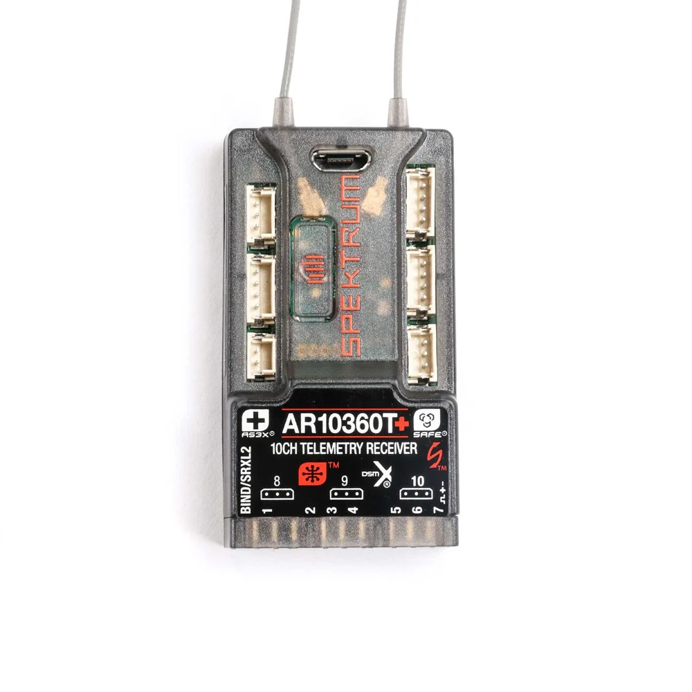 Spektrum SPM1034 AR10360T+ 10 Channel AS3X+ and SAFE Telemetry Receiver - Image 5