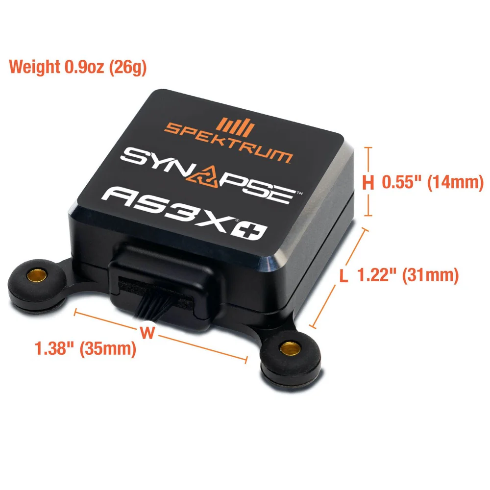 Spektrum SPMAS6000 Synapse AS3X+ and SAFE Stabilization Module - Image 3