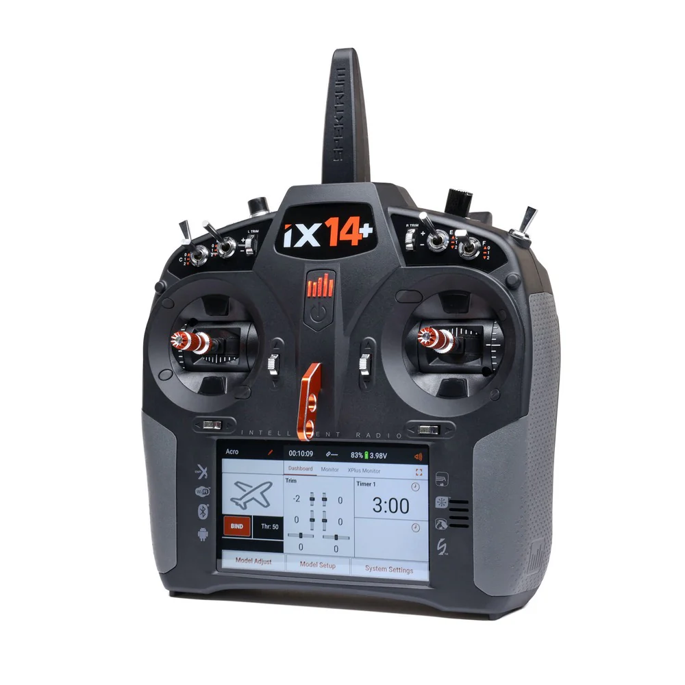 Spektrum SPMR14010 iX14+ 2.4Ghz DSM-X 20 Channel Transmitter - Image 3