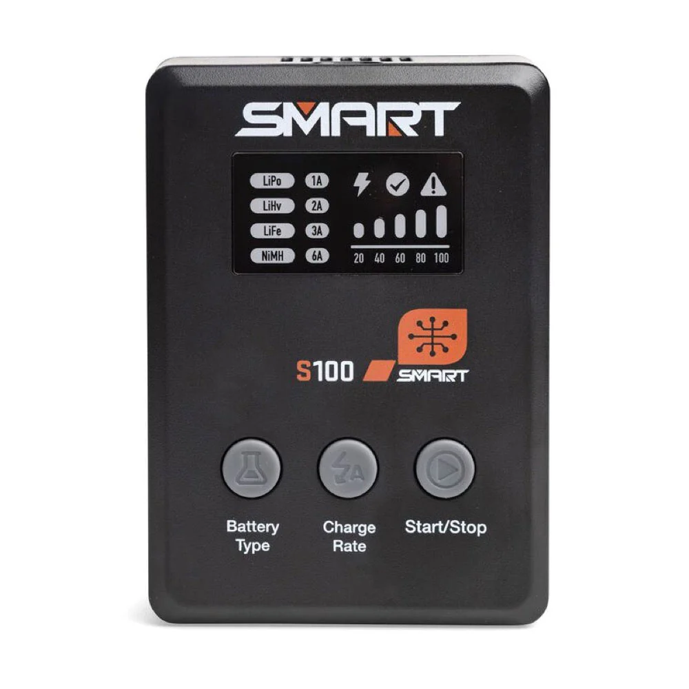 Spektrum SPMX-1032 Smart 5000mAh 2S 50C IC5 LiPo Battery Powerstage Bundle with S100 Charger - Image 5