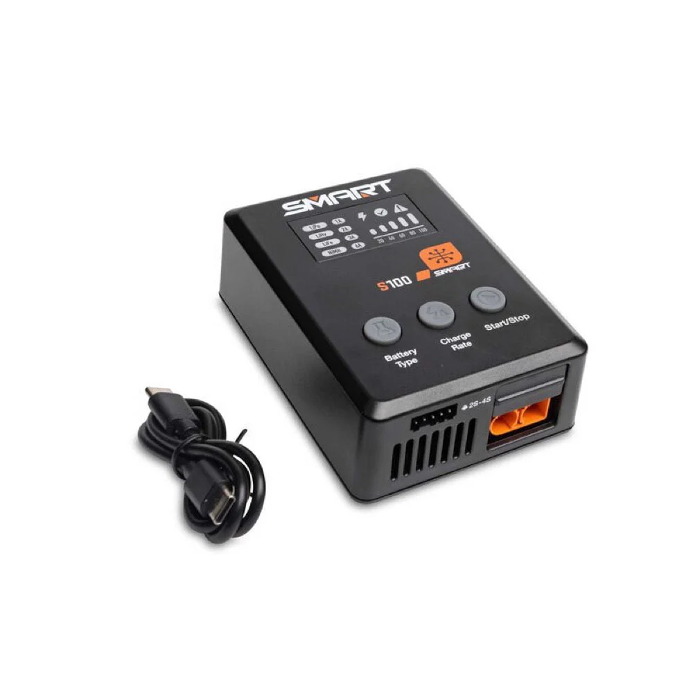 Spektrum SPMX-1032 Smart 5000mAh 2S 50C IC5 LiPo Battery Powerstage Bundle with S100 Charger - Image 6