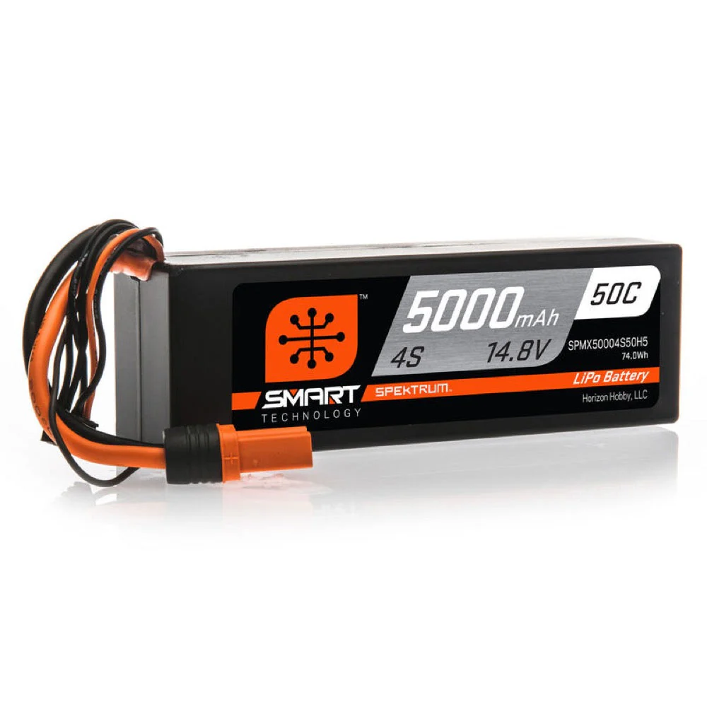 Spektrum SPMX-1035 Smart 5000mAh 4S 50C IC5 LiPo Battery Powerstage Bundle with S100 Charger - Image 2