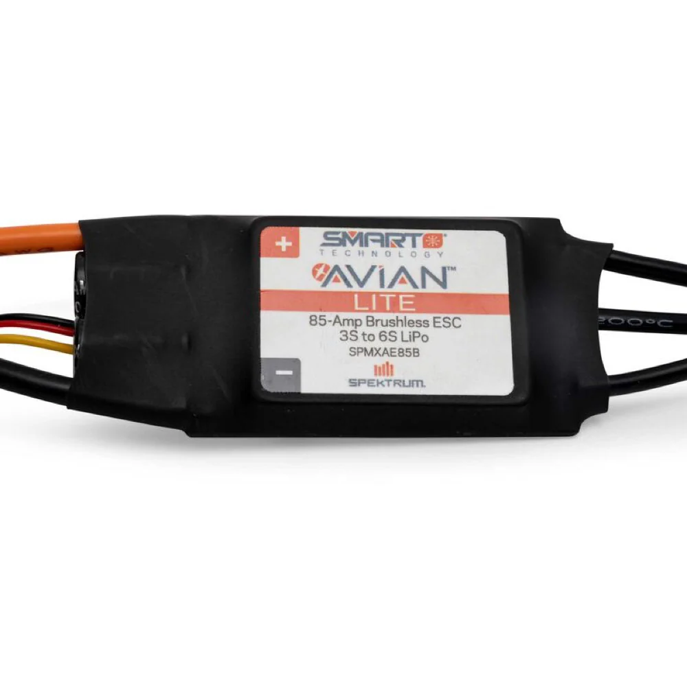 Spektrum SPMXAE85B Avian 85A Smart Lite 3-6S Brushless ESC with IC3 Connector - Image 2