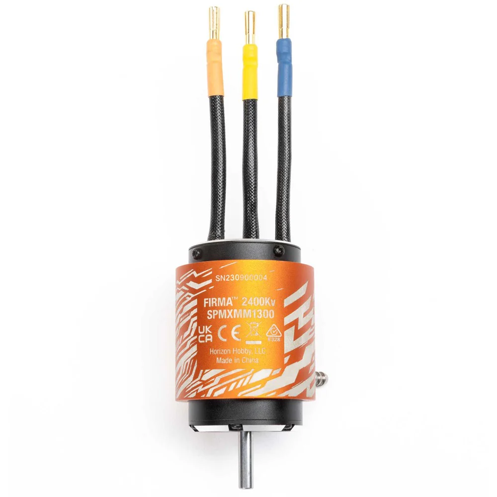 Spektrum SPMXMM1300 Firma 3660 2400Kv Brushless Marine Race Motor, 5mm - Image 3