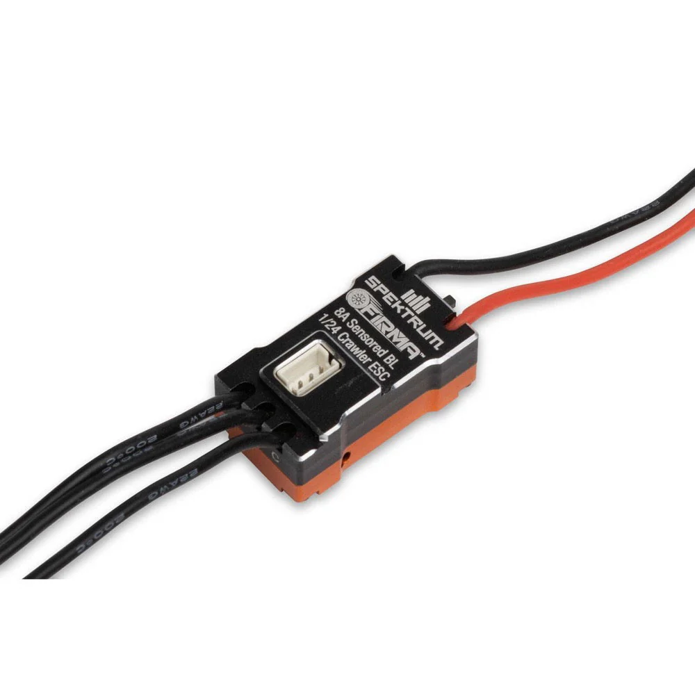 Spektrum SPMXSE1008 Firma 8A Sensored Brushless 1/24 Crawler ESC - Image 3