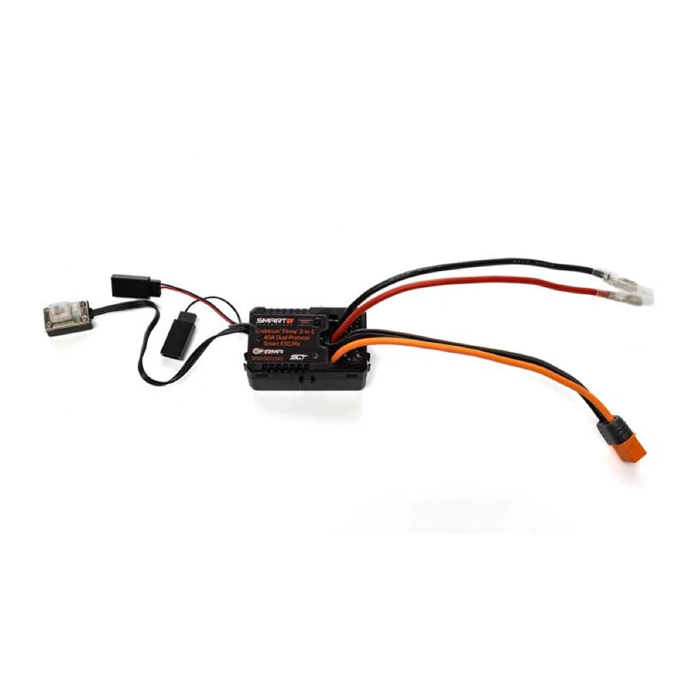 Spektrum SPMXSER1040 Firma 2-in-1 40A Brushed Smart ESC/Dual Protocol RX - Image 2
