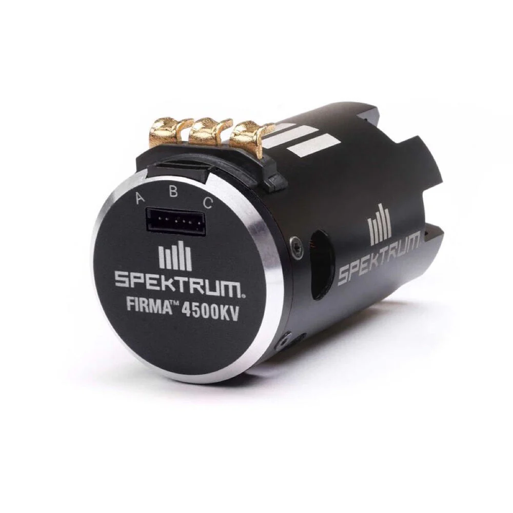 Spektrum SPMXSM4100 Firma 3662 4500kv 4-Polie Sensored Brushless Motor with 5mm Shaft - Image 2