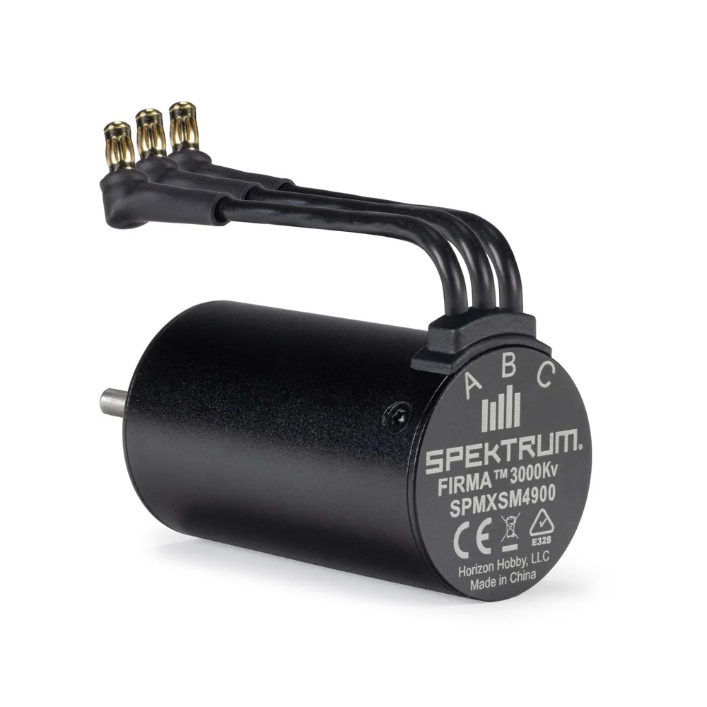 Spektrum SPMXSM4900 Firma 2848 3000kv Brushless Motor 1/8 Shaft - Image 2