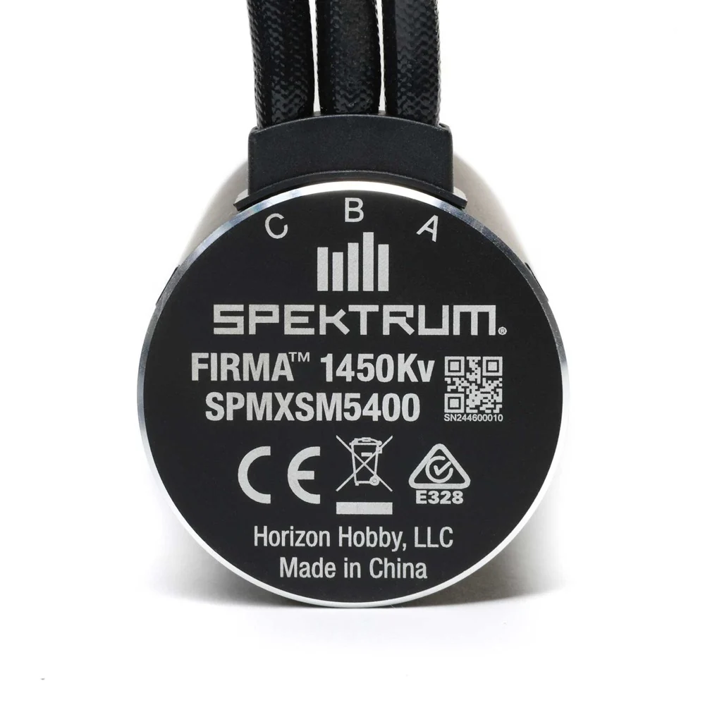Spektrum SPMXSM5400 Firma 4685 1450kv Brushless Motor with 8mm Shaft - Image 3