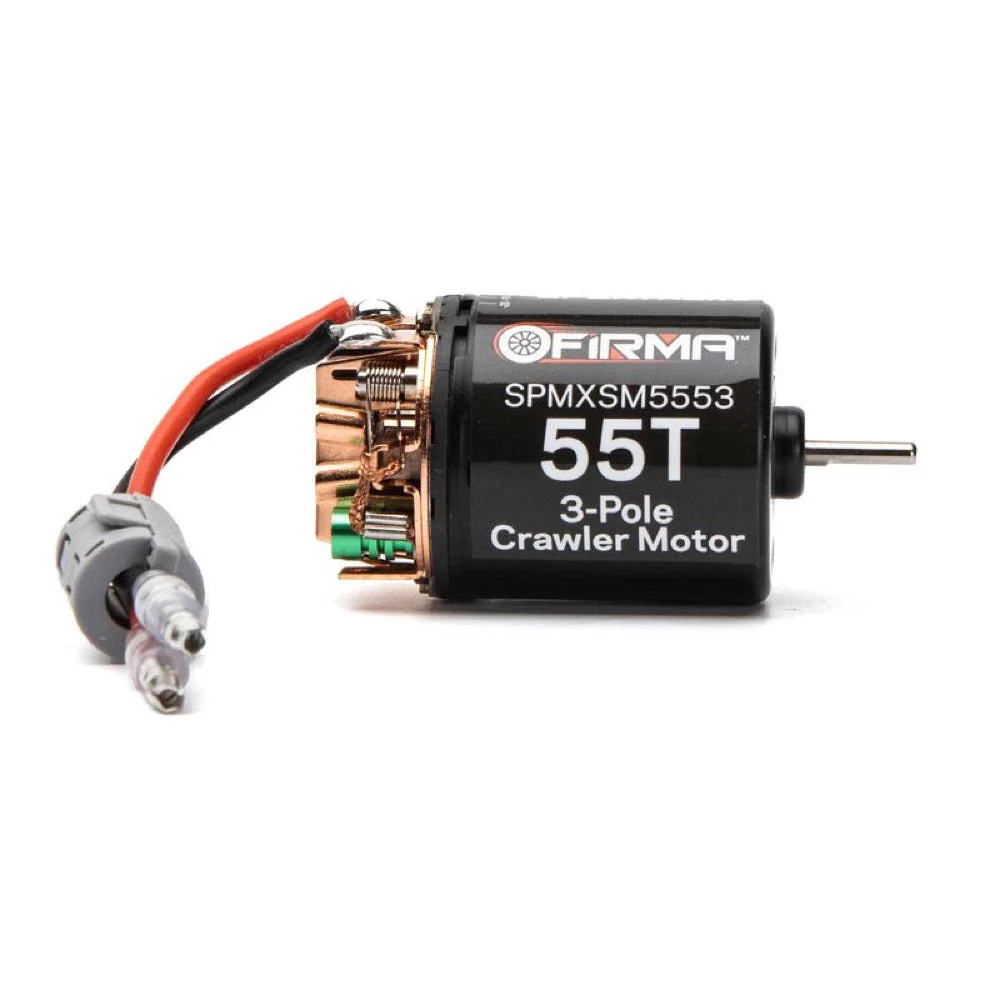 Spektrum SPMXSM5553 Firma 55T Rebuildable 3 Pole Brushed Crawler Motor - Image 8