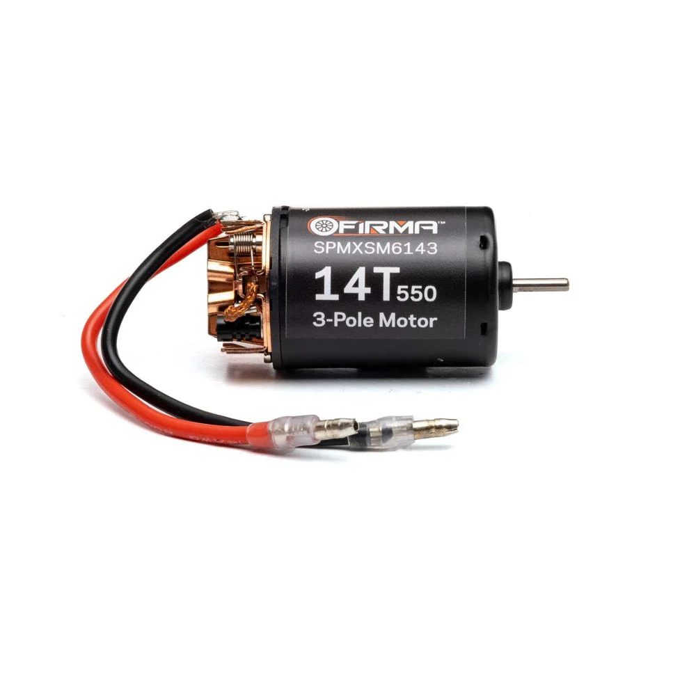 Spektrum SPMXSM6143 Firma 14T Rebuildable 550 3 Pole Brushed Motor - Image 2